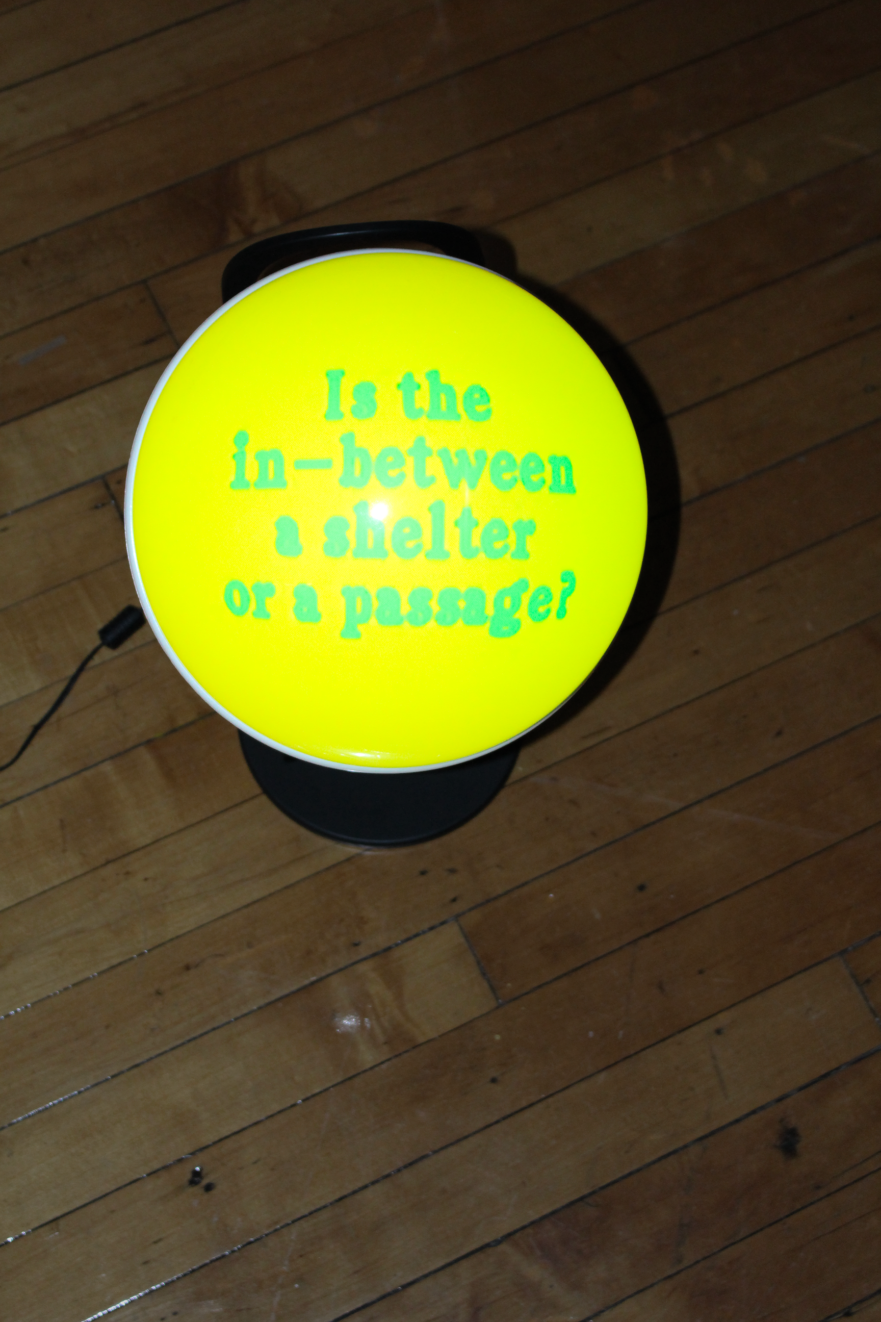 Globe light sculpture